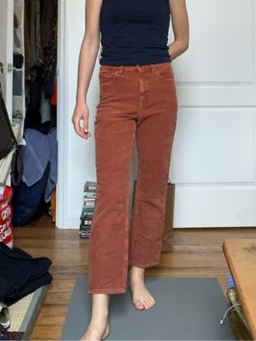 Volcom Rust Corduroy Straight-Leg Pants